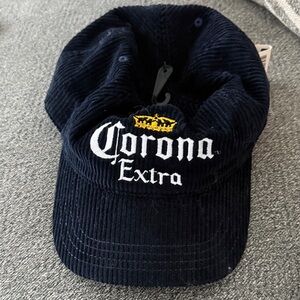 Corona Navy Blue Corduroy Hat